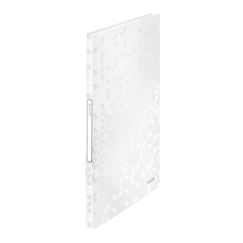 Mapa de prezentare Leitz WOW, coperta moale, PP, A4, 40 de folii, alb