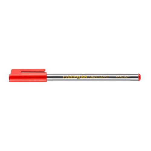 Liner edding 88, corp plastic, varf rotund, 0.6 mm, rosu