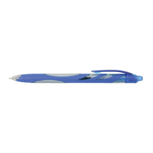 Pix cu mecanism Zebra Ola cu gel, corp plastic, varf 0.5 mm, culoarea scrierii albastru