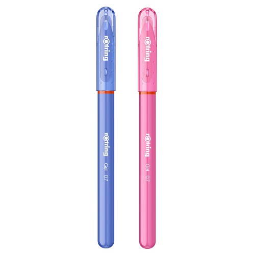 Set roller cu gel Rotring, albastru, roz