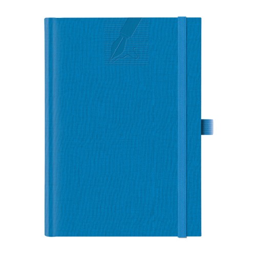Agenda Furore, A5, nedatata, hartie ivory, albastru royal