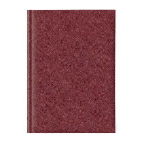 Agenda Adria, nedatata, A5, hartie ivory, coperta maro roscat