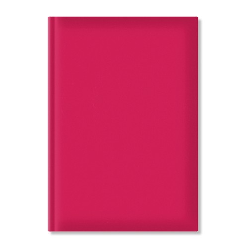 Agenda nedatata A5, hartie offset alb, coperta fucsia