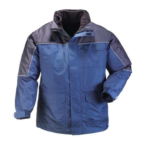 Geaca 4 in 1, Sacla, Ripstop, bleumarin/negru, marimea XXL