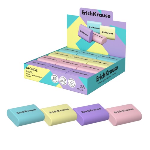 Radiera ErichKrause sponge pastel, ultra soft
