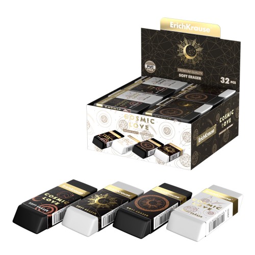 Radiera ErichKrause Cosmic Love gold dreptunghiulara