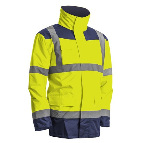 Jacheta 4 in 1 Hi-Viz Kanata, marime XL, galben/albastru