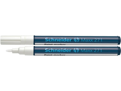 Marker cu vopsea 1-2 mm Schneider 271 alb