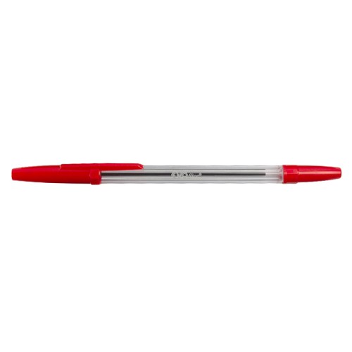Pix fara mecanism corp transparent varf 0.7mm, rosu