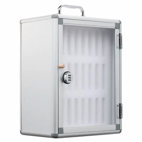 Dulap organizator telefoane mobile cu cifru, 28.5x19.5x38 cm
